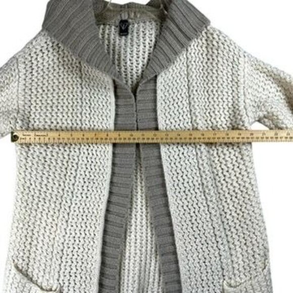 Windsor Chunky Knit Hooded Cardigan Womens Sweater With Pockets Size (L) - Picture 9 of 9